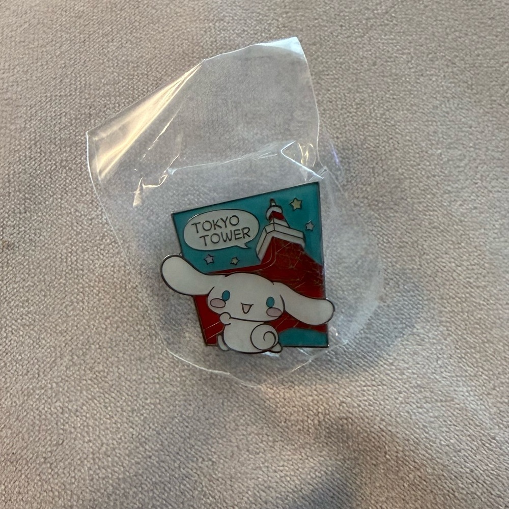 NEW Sanrio Cinnamoroll Tokyo Tower Enamel Pin
